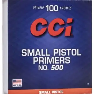 CCI Small Pistol Primers #500 Box of 1000