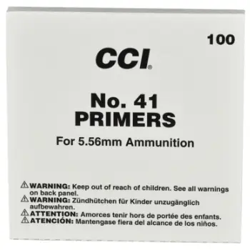 CCI Small Rifle NATO-Spec Military Primers #41 Box of 1000 CCI Military Rifle Primers