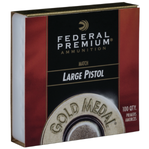 Federal Premium Gold Medal Match Large Pistol Primers #150 Box of 1000