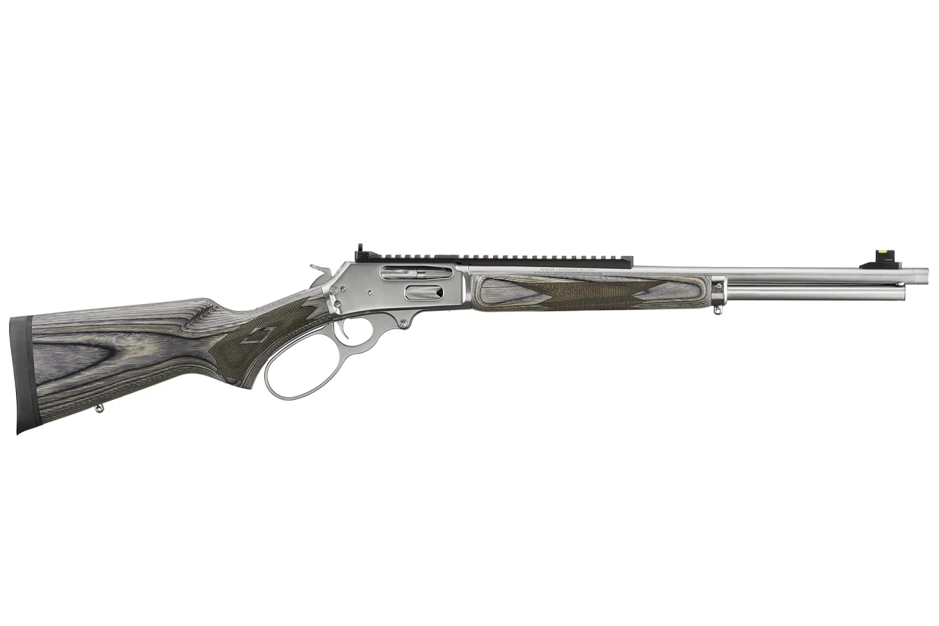 Marlin 336 SBL 30-30 Win Lever-Action Rifle with Polished Stainless Finish and Large Loop Handle Marlin 336 SBL Stainless Lever-Action Rifle
