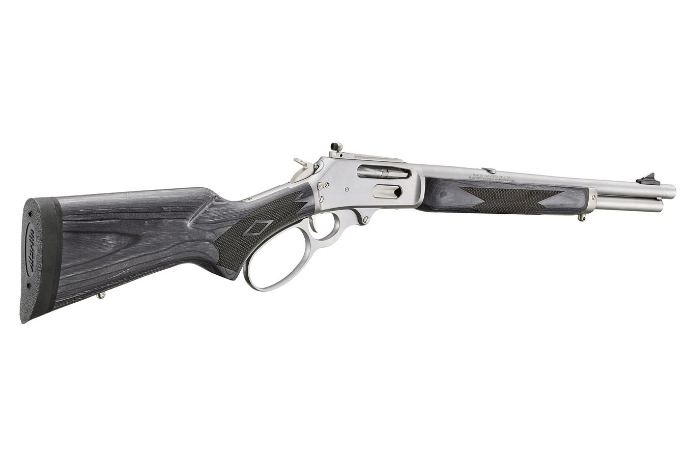 Marlin 336 Trapper Stainless 30-30 Win Lever-Action Rifle with Black Laminate Stock1 Rifles For Sale