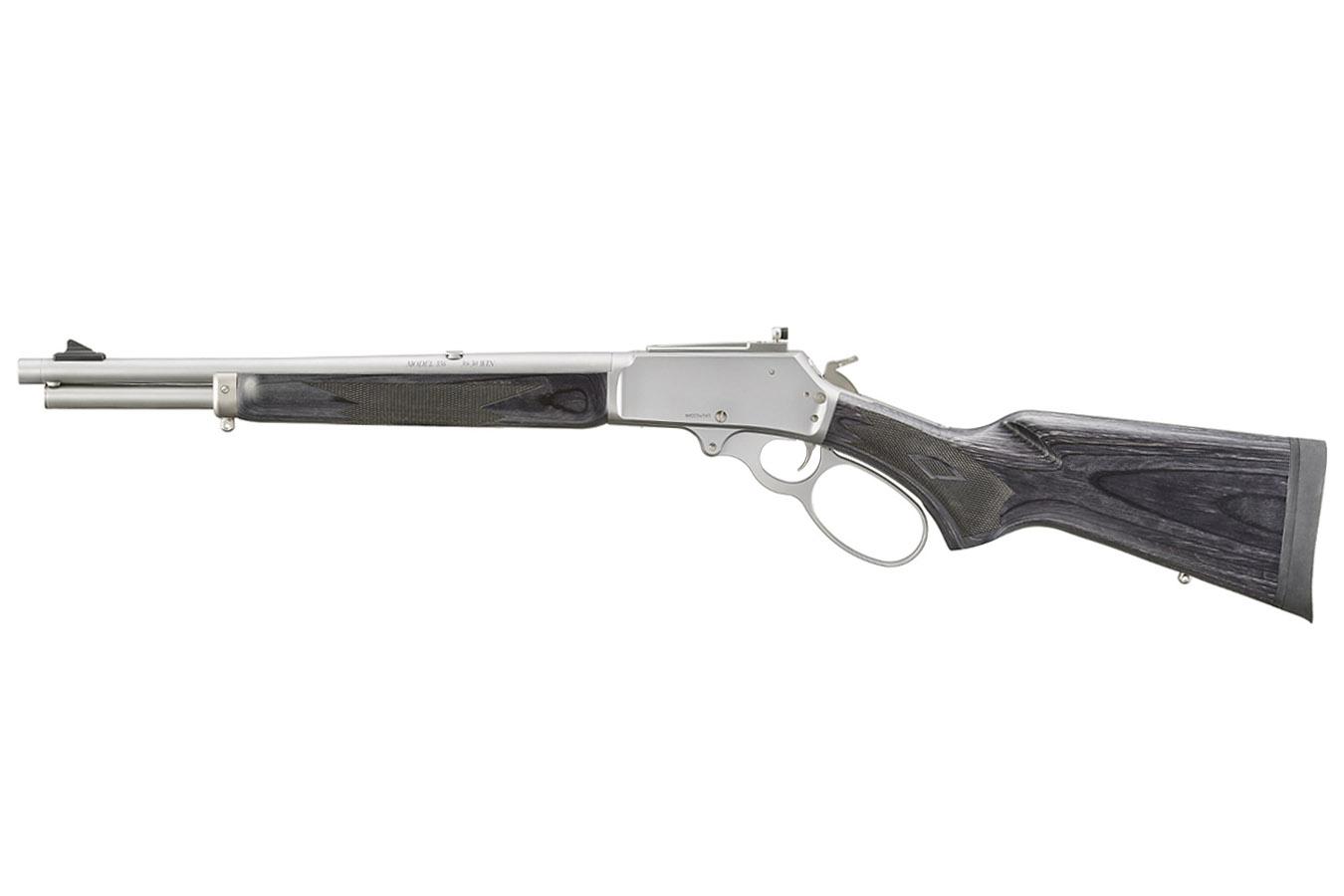 Marlin 336 Trapper Stainless 30-30 Win Lever-Action Rifle with Black Laminate Stock3 Rifles For Sale