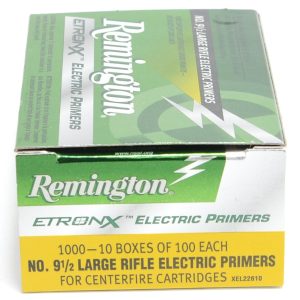 Remington EtronX Large Rifle Primers Box of 1000