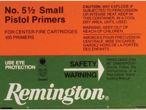 Remington Small Pistol Primers #5-1/2 Box of 1000